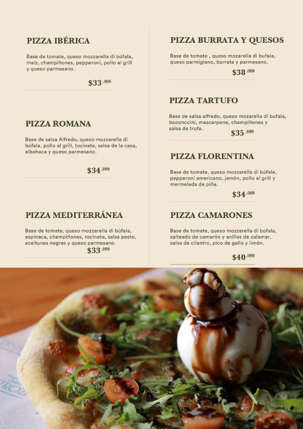 Menú